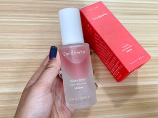 산다화 더블 이펙트 안티 링클 세럼 50ml — 3.5점을 준 리뷰어가 2021년 9월 올린 사용 사진