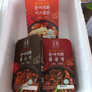 자연풍미 문어직화볶음 3종 (불고기, 불곱창, 치즈불닭) — 4점을 준 리뷰어가 2022년 6월 올린 사용 사진