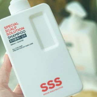 트리플에스 탈모 샴푸 580ml + 실크 트리트먼트 580ml — 4점을 준 리뷰어가 2021년 5월 올린 사용 사진