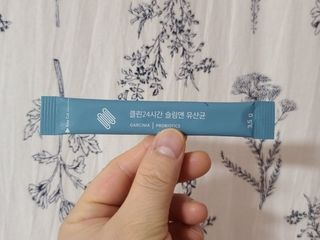 클린24시간 슬림앤유산균 1박스 (3.5g X 15포) — 5점을 준 리뷰어가 2023년 2월 올린 사용 사진