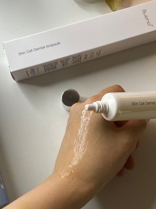 브에노 스킨셀 더마 앰플 — 5점을 준 리뷰어가 2021년 7월 올린 사용 사진