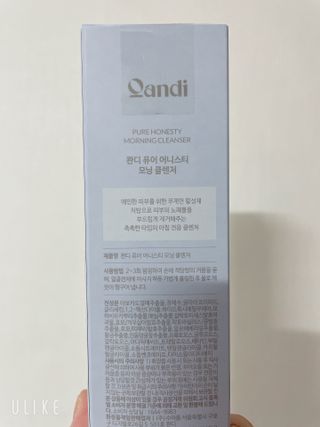 헤어플러스 콴디 아침세안제 폼클렌징 퓨어 어니스티 모닝클렌저 — 3점을 준 리뷰어가 2021년 4월 올린 사용 사진
