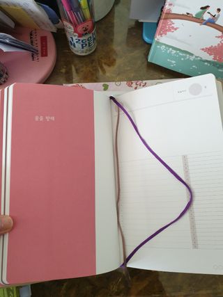 응원과 위로가 필요한 당신에게  리훈 하고싶은말 스터디 플래너 — 5점을 준 리뷰어가 2021년 3월 올린 사용 사진