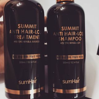 썸헤어 / SUMHAIR 썸헤어  써밋 안티 헤어로스 샴푸+트리트먼트 — 4점을 준 리뷰어가 2021년 6월 올린 사용 사진