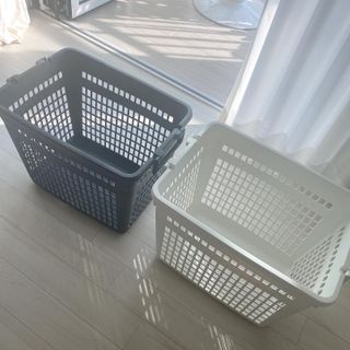 창신리빙 프랑코 빨래바구니 50L 2P 세트 — 5점을 준 리뷰어가 2023년 2월 올린 사용 사진
