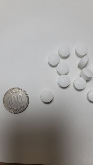 녹다 츄츄고체치약 150정 프로폴리스 죽염 씹는 치약 — 5점을 준 리뷰어가 2022년 12월 올린 사용 사진