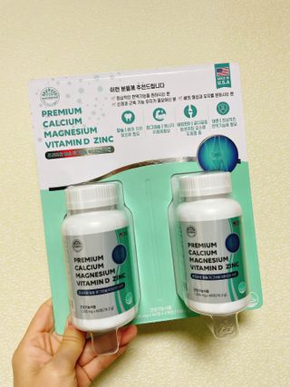 서울약사신협 네이처픽_칼슘마그네슘비타민D_1,305mg x 120캡슐 — 5점을 준 리뷰어가 2021년 9월 올린 사용 사진