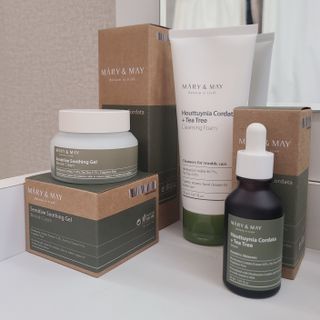 마리엔메이 센서티브 수딩 젤 크림 + 어성초 티트리 추출물 세럼 + 어성초 티트리 모공 클렌징 폼 — 5점을 준 리뷰어가 2021년 9월 올린 사용 사진