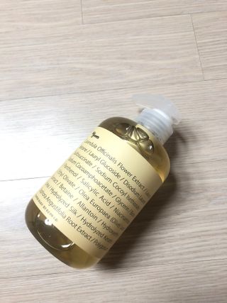 빅그린 안티 헤어로스 탈모 카렌듈라 바이옴 샴푸 500ml (지성두피용) — 4.5점을 준 리뷰어가 2022년 8월 올린 사용 사진