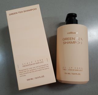 프리마인 더이상 뻣뻣하고 효과없는 탈모샴푸는 NO. 근본부터 케어하는 셀베이스 그린티샴푸(500ml) — 5점을 준 리뷰어가 2023년 1월 올린 사용 사진
