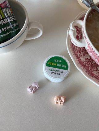 네이처스플러스 애니멀퍼레이드 멀티비타민 (60정) — 5점을 준 리뷰어가 2022년 10월 올린 사용 사진