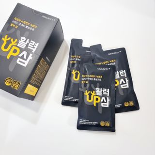 [이뮤니티플러스] 최고급녹용과 국내산 6년근 홍삼으로 활력업!!_ 활력UP삼 30포 1box — 5점을 준 리뷰어가 2022년 6월 올린 사용 사진