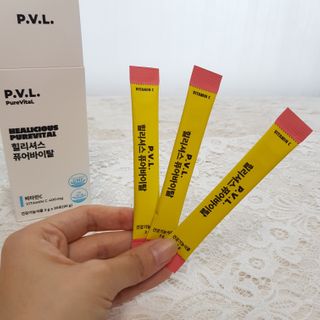힐리셔스 퓨어바이탈 석류맛 — 5점을 준 리뷰어가 2021년 2월 올린 사용 사진