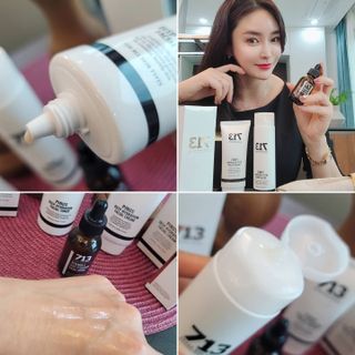 [세븐원쓰리 713]오아시스 세트 몽글토너, 소나무보습크림, 피누스비타민C 세럼 — 5점을 준 리뷰어가 2021년 10월 올린 사용 사진