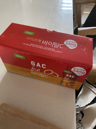 [풀무원] 라이코객 바이탈C 1세트-10개입 — 3.5점을 준 리뷰어가 2021년 3월 올린 사용 사진