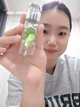 📷프리 (인스타체험단) [밀리밀리] 메디 앰플 시카 15ml — 5점을 준 리뷰어가 2025년 9월 올린 사용 사진