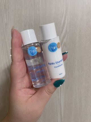 프랑스 뷰티메드 OFL 리밸런싱 케어 3종 키트 (OFL세럼 30ml & 딸라스파 어메니티 4종 증정) — 5점을 준 리뷰어가 2022년 8월 올린 사용 사진