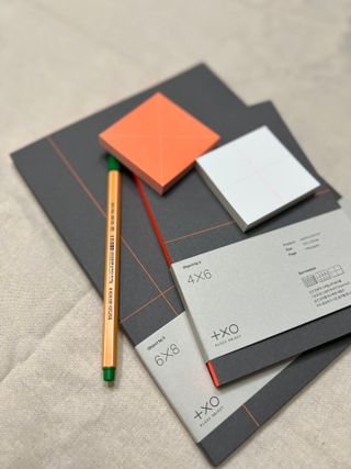 플러스엑스 오브젝트 Object by 3 크리에이티브 세트 - 아이디어노트, 위클리플래너, 스티키메모패드 — 5점을 준 리뷰어가 2022년 3월 올린 사용 사진