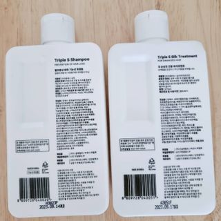 트리플에스 탈모 샴푸 275ml + 실크 트리트먼트 275ml — 5점을 준 리뷰어가 2021년 2월 올린 사용 사진