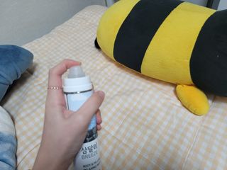 제주인디 삼달리 브리즈 바디&필로우 릴렉싱 미스트 제주 하귤 — 4.5점을 준 리뷰어가 2023년 4월 올린 사용 사진