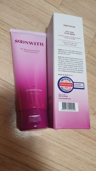 SOONWITH 바이오 내추럴 리프레싱 폼클렌징 — 5점을 준 리뷰어가 2021년 2월 올린 사용 사진