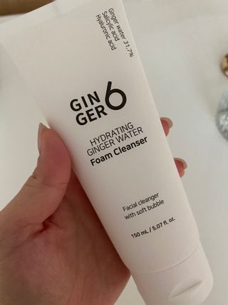 GINGER6 하이드레이팅 진저 워터 폼클렌징 — 4.5점을 준 리뷰어가 2021년 10월 올린 사용 사진