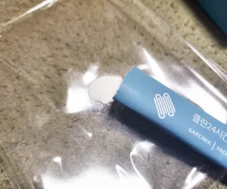 클린24시간 슬림앤유산균 1박스 (3.5g X 15포) — 4.5점을 준 리뷰어가 2022년 11월 올린 사용 사진