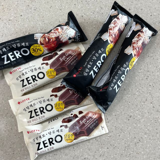 ZERO (초콜릿 칩 쿠키, 카카오 케이크, 후르츠 젤리, 아이스 콜라, 아이스 초코바) 리뷰 사진