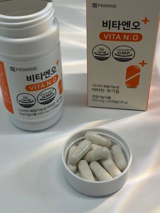 프리마인 성큼다가온 봄, 이너뷰티를 챙겨야 피부도 화사하게, 컨디션도 활기차게. 흡수율을 높인 고효율 비타민. — 5점을 준 리뷰어가 2022년 12월 올린 사용 사진