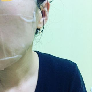 체르엠 그린 케비어 더블워터 마스크팩 5매입  2팩 — 5점을 준 리뷰어가 2021년 12월 올린 사용 사진
