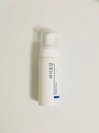 [바이로담] 저자극 약산성버블 폼 폼클렌징 150ml — 5점을 준 리뷰어가 2021년 3월 올린 사용 사진