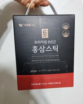 [푸름웰니스] 프리미엄 6년근 홍삼스틱 3mg x 100포 — 5점을 준 리뷰어가 2022년 4월 올린 사용 사진
