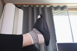 밸롭 칼로링 다이어트 지압슬리퍼 — 5점을 준 리뷰어가 2021년 5월 올린 사용 사진