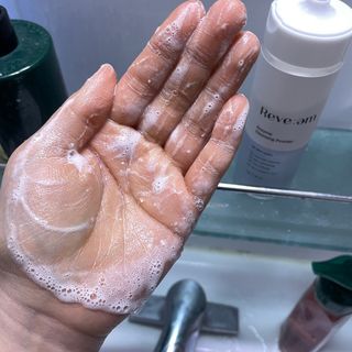 나우 0[리브엠] 화해 1등 클렌징 파우더! 모공&피지 말끔순삭 — 5점을 준 리뷰어가 2025년 2월 올린 사용 사진