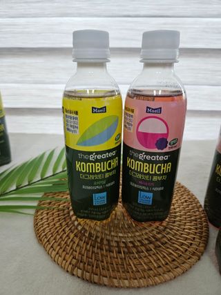 더그레잇티 콤부차 [매일유업] 더그레잇티 44kcal 콤부차 300ml *12개입 (오리지널 6개+베리리치 6개) — 5점을 준 리뷰어가 2023년 7월 올린 사용 사진