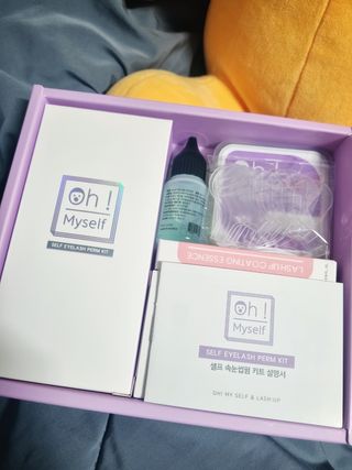 피비에스코리아 [오마이셀프] 셀프 속눈썹펌 키트 뷰러펌 파마 세트 — 4점을 준 리뷰어가 2022년 1월 올린 사용 사진