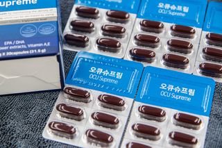 뉴트리션팩토리 비타프렙 오큐슈프림 루테인 오메가3 1050mg — 5점을 준 리뷰어가 2021년 7월 올린 사용 사진