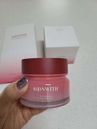 SOONWITH 바이오 수퍼 아쿠아 하이드로 젤 크림 — 5점을 준 리뷰어가 2021년 4월 올린 사용 사진