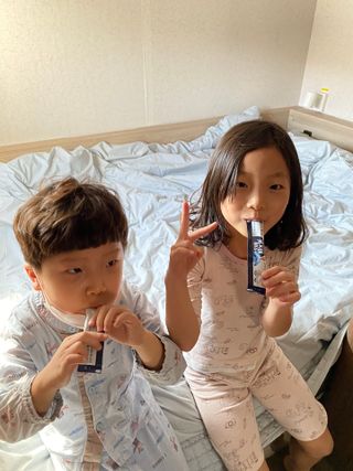 키즈텐플러스 연세 키즈텐 플러스 1개월 — 5점을 준 리뷰어가 2021년 3월 올린 사용 사진