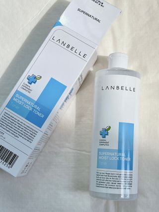 랑벨 수퍼내츄럴 수분잠금 토너 500ml (수분, 보습, 피부장벽 토너) — 5점을 준 리뷰어가 2022년 4월 올린 사용 사진