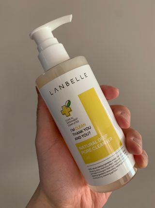 랑벨 내츄럴 딥 포어 클렌저 210ml (저자극 약산성 천연 클렌징 젤) — 5점을 준 리뷰어가 2022년 4월 올린 사용 사진