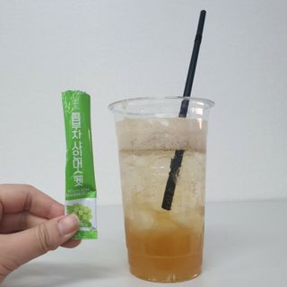 참앤들황토농원 7가지 맛! 탄산 톡톡! 스파클링! 데이앤 콤부차 7종 10포 1박스씩 ★총 7박스★ — 5점을 준 리뷰어가 2023년 2월 올린 사용 사진