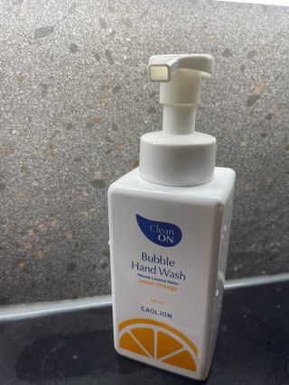 카오리온코스메틱스 클린온 버블 핸드 워시 500ml — 5점을 준 리뷰어가 2021년 8월 올린 사용 사진