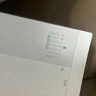 리훈 2023년 아이라이크 모눈 다이어리 미니달력 세트 — 5점을 준 리뷰어가 2022년 12월 올린 사용 사진