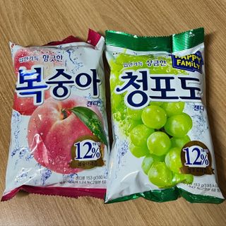 청포도캔디 복숭아캔디 — 5점을 준 리뷰어가 2022년 11월 올린 사용 사진