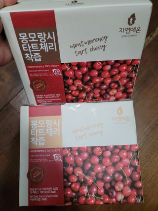 자연에온 몽모랑시 타트체리 착즙 100mL 10개입 2BOX — 4점을 준 리뷰어가 2021년 1월 올린 사용 사진
