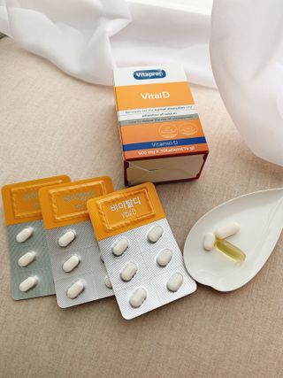 뉴트리션팩토리 비타프렙 바이탈디 비타민D 500mg — 5점을 준 리뷰어가 2021년 9월 올린 사용 사진