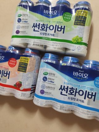 LIVE 매일바이오 썬화이버 드링킹 요거트 — 5점을 준 리뷰어가 2022년 8월 올린 사용 사진