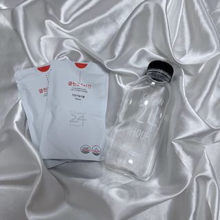 클린24시간 1BOX(5포) + 전용보틀(500ml) — 5점을 준 리뷰어가 2022년 10월 올린 사용 사진