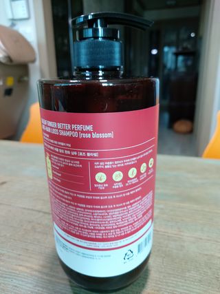 달리프 진저 베러 퍼퓸 탈모 완화 샴푸 1000ml 향 3종 — 5점을 준 리뷰어가 2021년 2월 올린 사용 사진